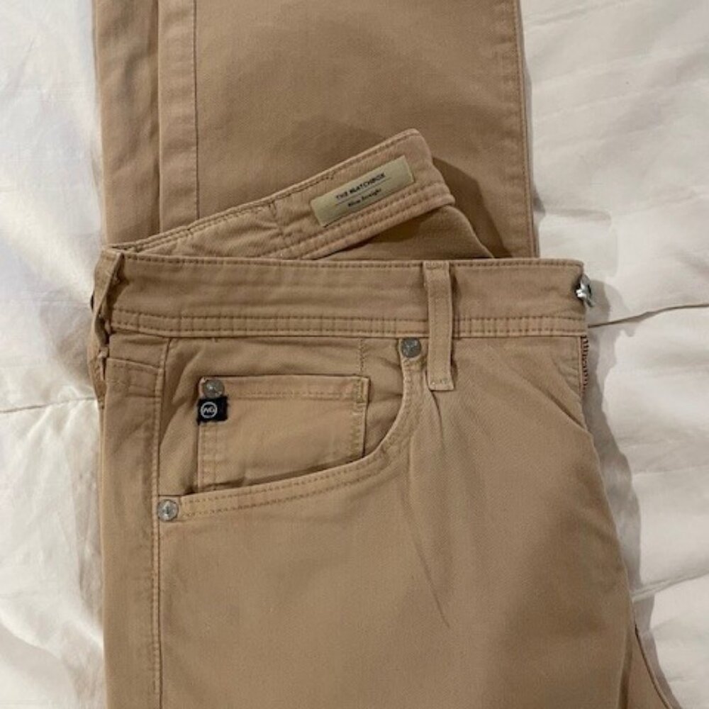 ADRIANO GOLDSCHMEID KHAKI JEANS SIZE 32